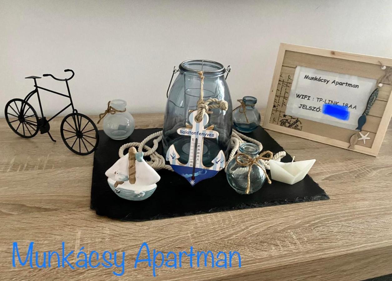 Munkacsy Apartmanok Balatonfenyves Exteriör bild